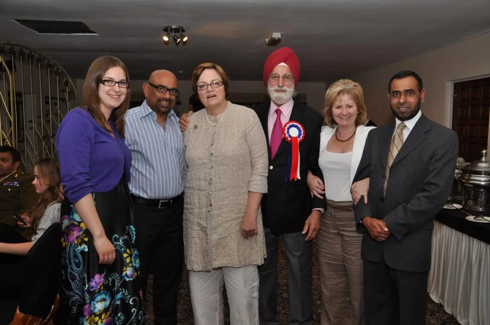Mustaqbill Foundation trustees and supporters at a community event