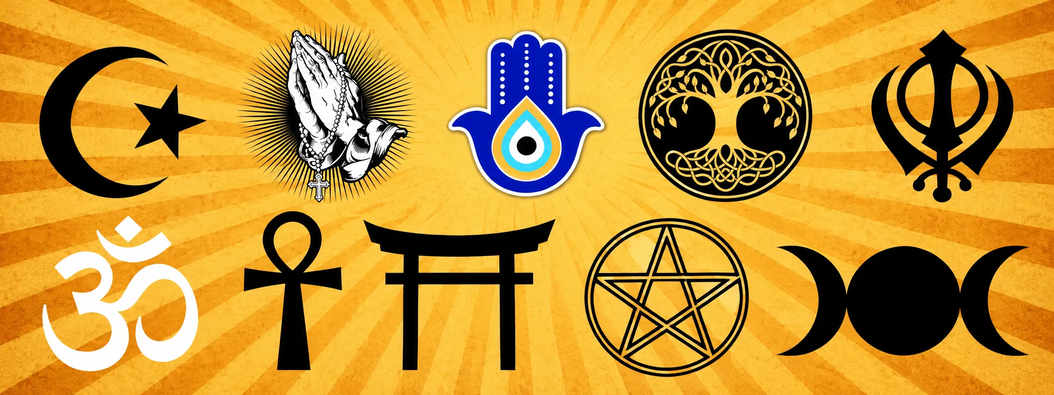 Symbols of the world's faiths